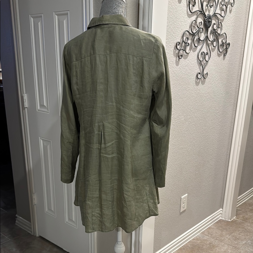 Soft Surroundings Olive Green Tunic - Picture 2 of 3